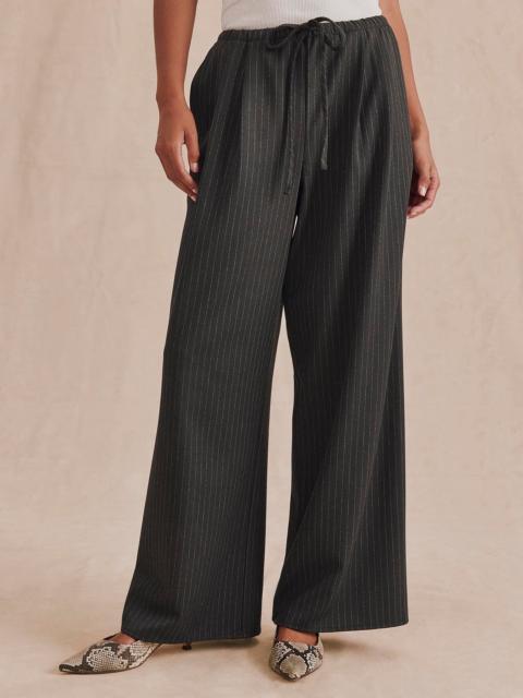 Splendid Valerie Pleated Pinstripe Pant