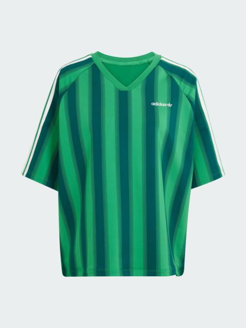 ★adidas★ Retro Sports Cricket Inspired Crop Jersey Brown adidas Originals Retro Sports Cricket-Inspired Cropped