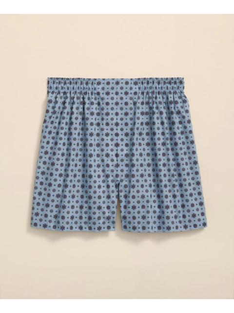 Brooks Brothers Cotton Broadcloth Foulard Boxers
