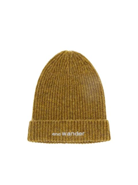 and Wander logo-embroidered beanie