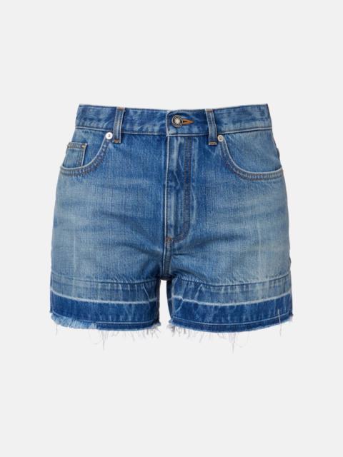 Givenchy Mid-rise denim shorts