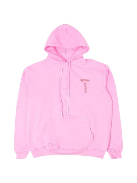 Chrome Hearts USA Script Red T-Bar Logo Hoodie "Pink" CHRM0244