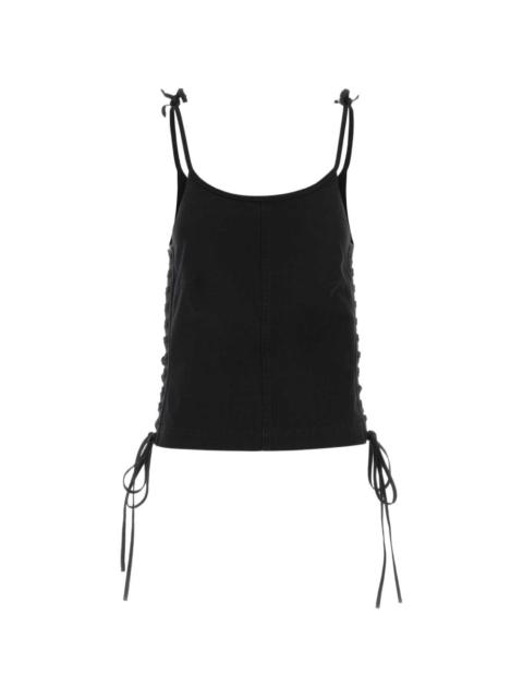 BALENCIAGA tie-detail strap top