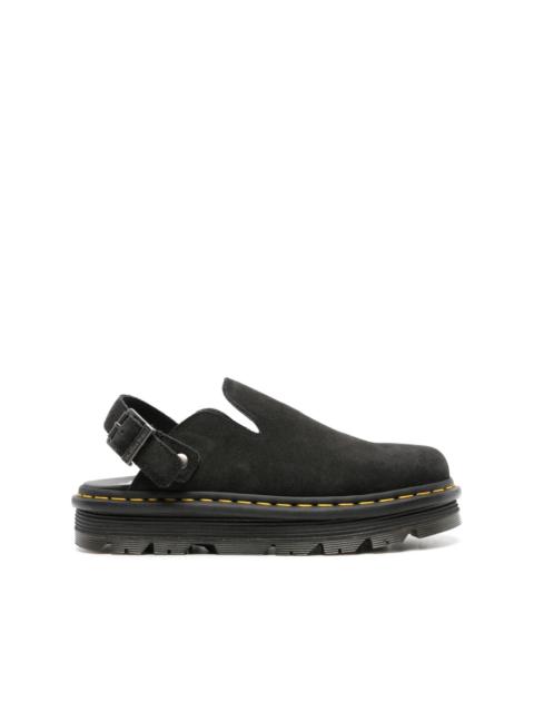 Dr. Martens Zebzag suede mules