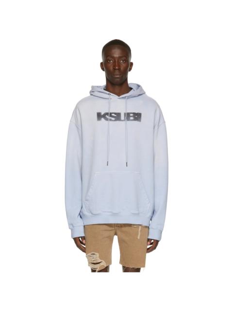 Ksubi Blue Sign Of The Times Biggie Hoodie