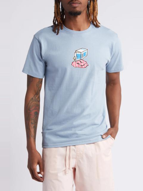 Spilled Warp Cotton Graphic T-Shirt
