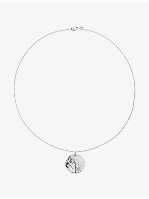 MONICA VINADER Aquarius Zodiac Sterling-Silver Pendant Necklace