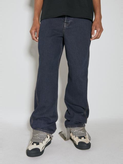 Baggy Twisted Leg Jeans