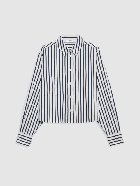 Essie Cropped Shirt - Maritime Stripe