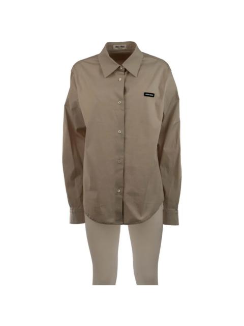 Miu Miu MIU MIU - Women Popeline Stretch Was Camicie