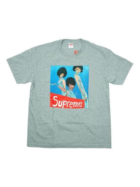Supreme Supreme FW18 Group Tee Heather Grey Printing Short Sleeve Unisex Gray SUP-FW18-430