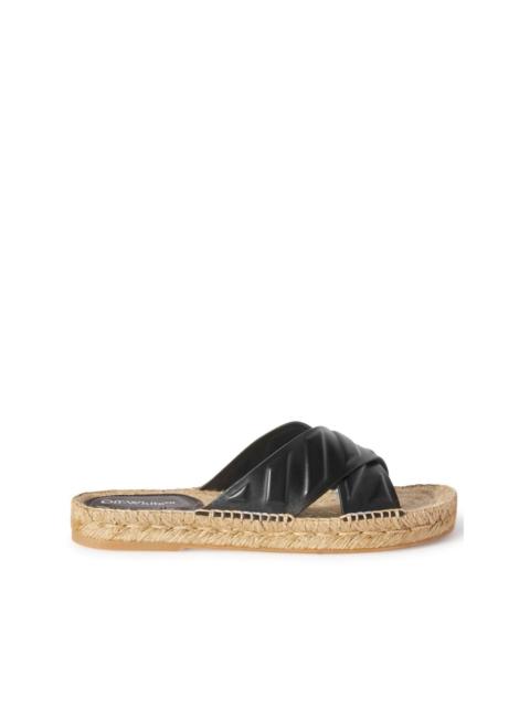 Off-White Diag Lea criss-cross espadrilles