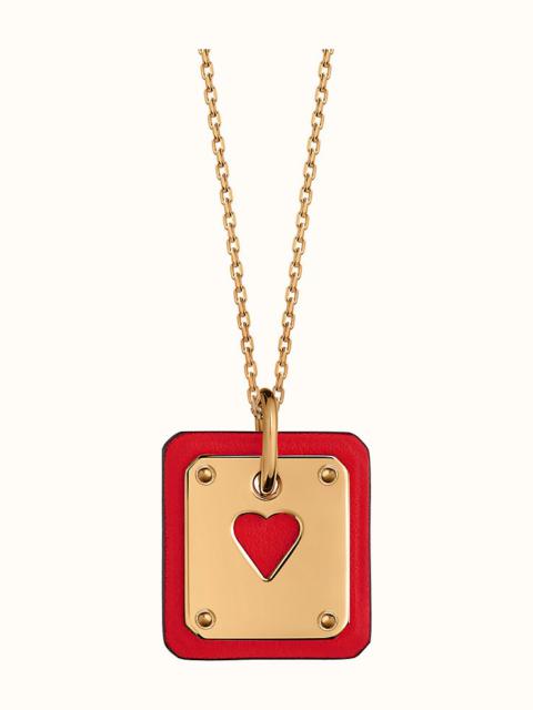 Hermès As de Coeur pendant, small model