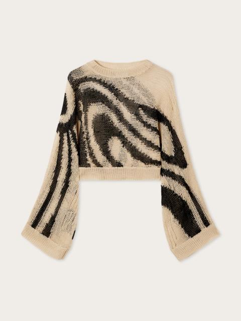 PUCCI LINEN KNIT SWEATER
