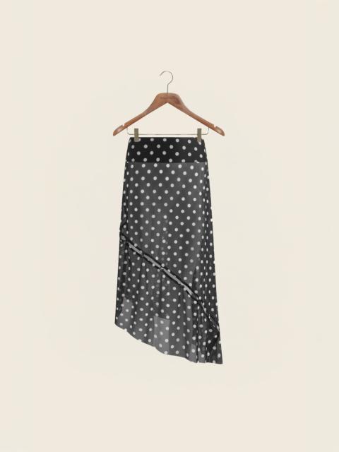 House of Sunny POLKA DOT MESH PRINTED SKIRT