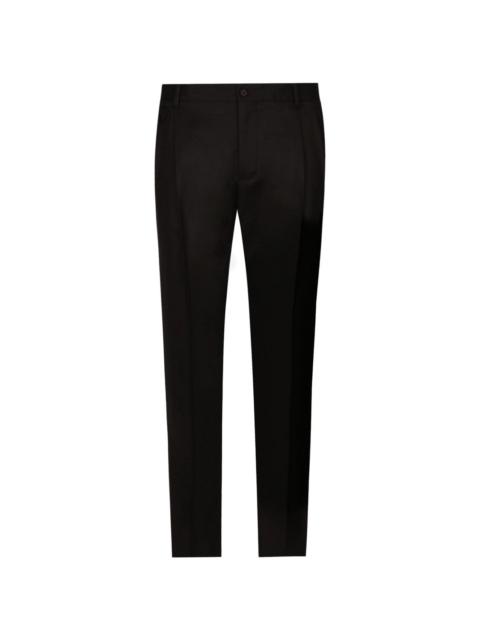 virgin-wool cropped trousers