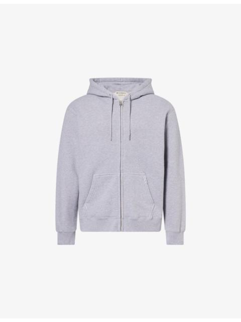 JW Anderson Ribbon Anchor Zip Cotton Hoody