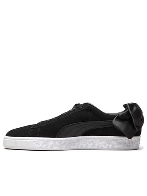 (WMNS) PUMA Suede Bow Wn'S Black 367317-04