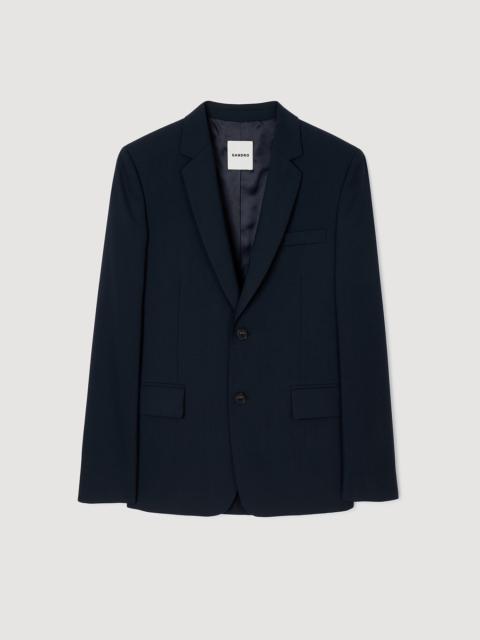 Sandro WOOL SUIT JACKET