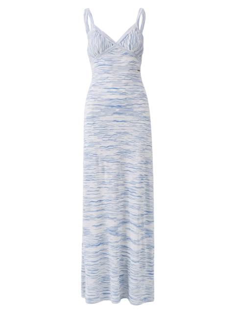 MELISSA ODABASH Women's Colada Space-Dyed Maxi Dress - Blue