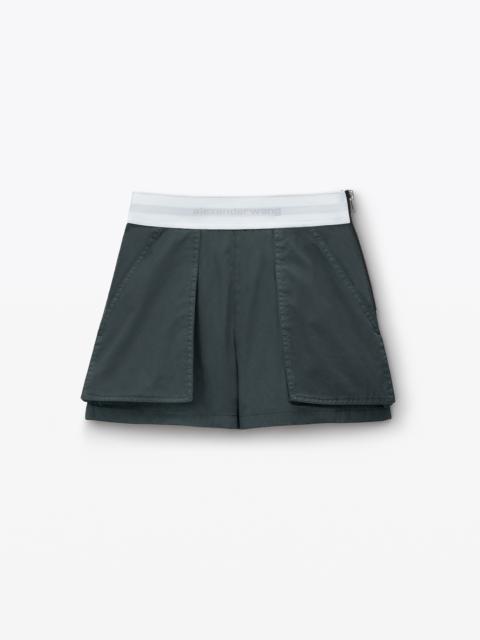 High-Waisted Cargo Rave Short