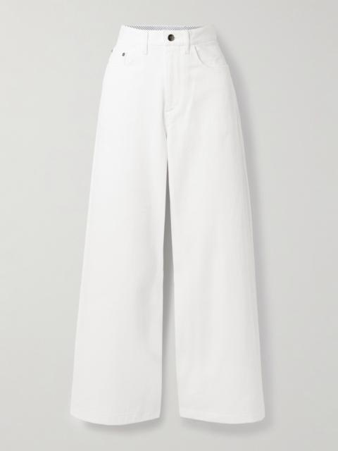 MARIA McMANUS Massive Organic Cotton-twill Wide-leg Pants