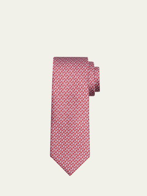 Brioni Men's Micro Print Silk Tie