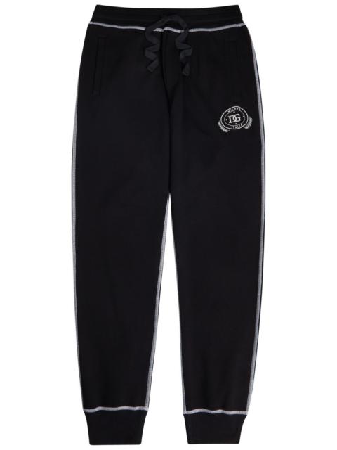 Dolce & Gabbana Dolce & Gabbana Logo-embroidered Cotton Sweatpants