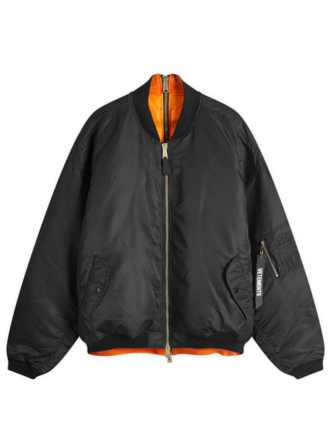 VETEMENTS VETEMENTS Double Zip Bomber Jacket