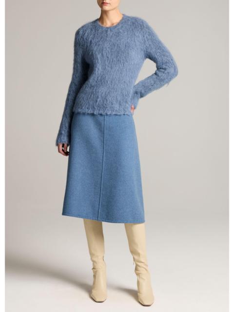 Vince Splittable Wool-Blend Skirt