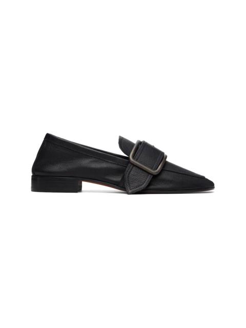 Dries Van Noten Black Buckle Loafers