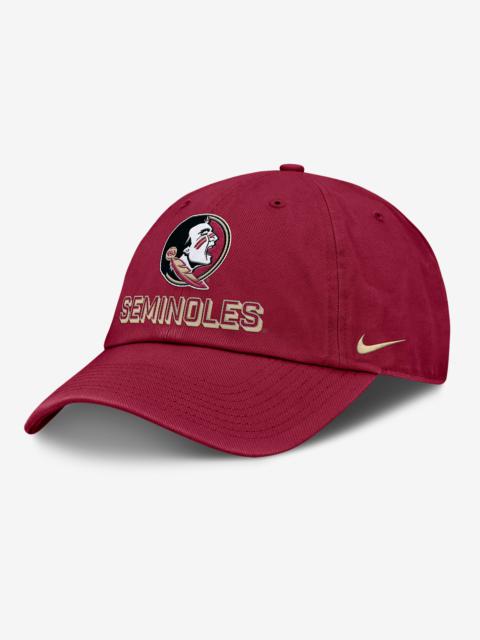 Nike Florida State On-Field Club Gameday Men's Nike College Adjustable Hat