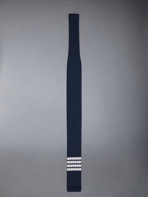 Thom Browne Silk Twill Stitch 4-Bar Tie Scarf