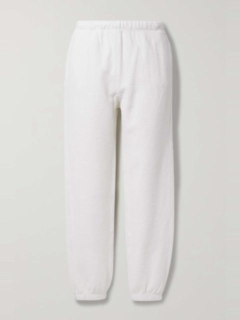 RE/DONE + Hanes 80s cotton-jersey track pants