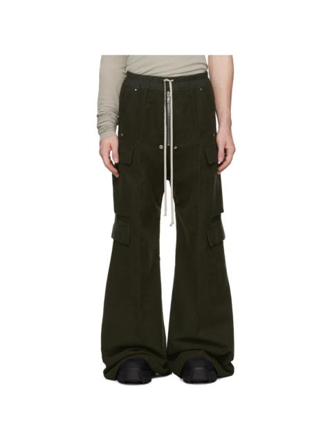 Rick Owens Green Porterville Cargobelas Cargo Pants