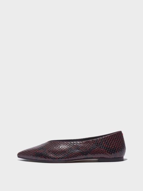 Aeyde Moa Pointed-Toe Flats