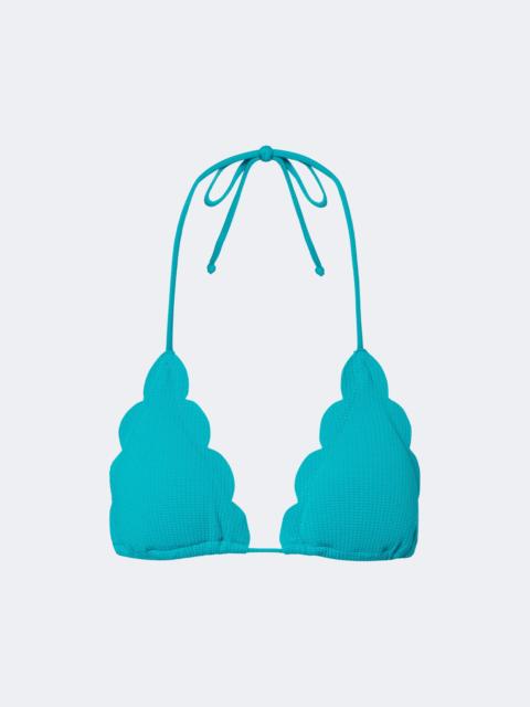MARYSIA Broadway scalloped bikini top