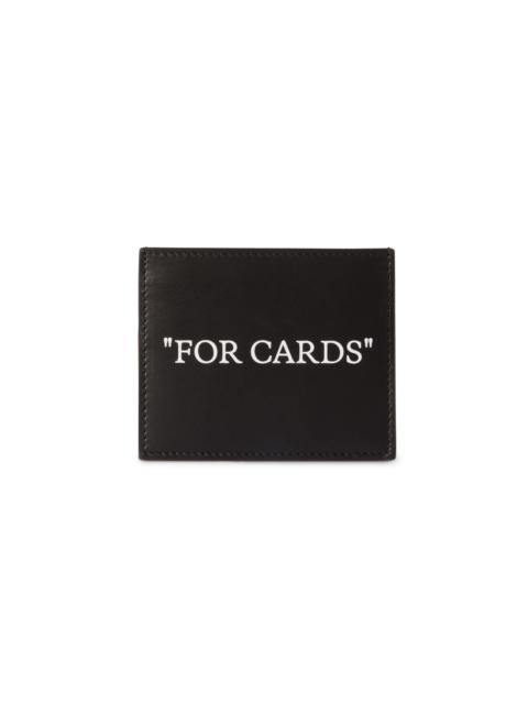 Off-White Quote Bookish Card Case