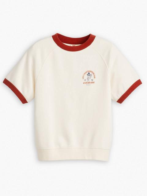 Levi's GRAPHIC MARINA SHORT SLEEVE CREWNECK SWEATSHIRT