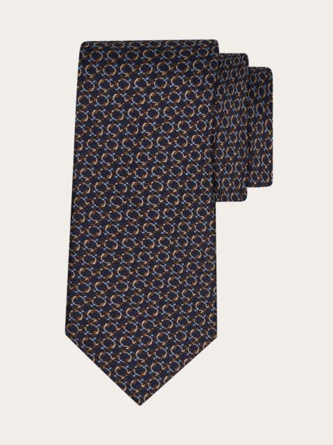 FERRAGAMO Gancini jacquard silk tie