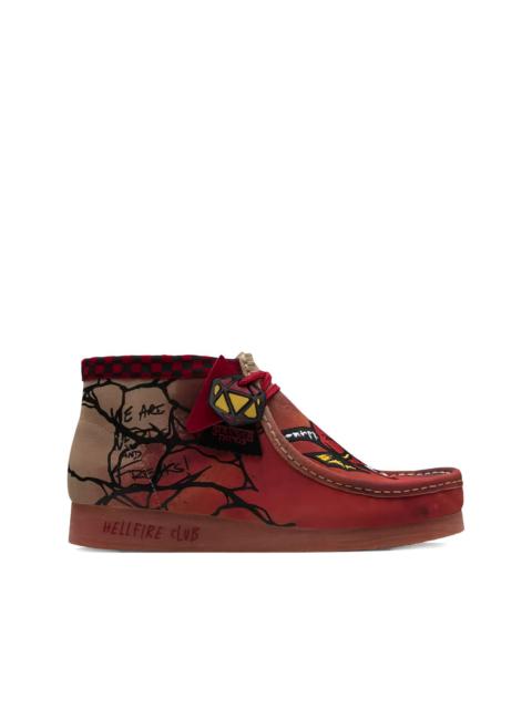 Clarks Originals x Stranger Things Wallabee graphic lace-up shoes