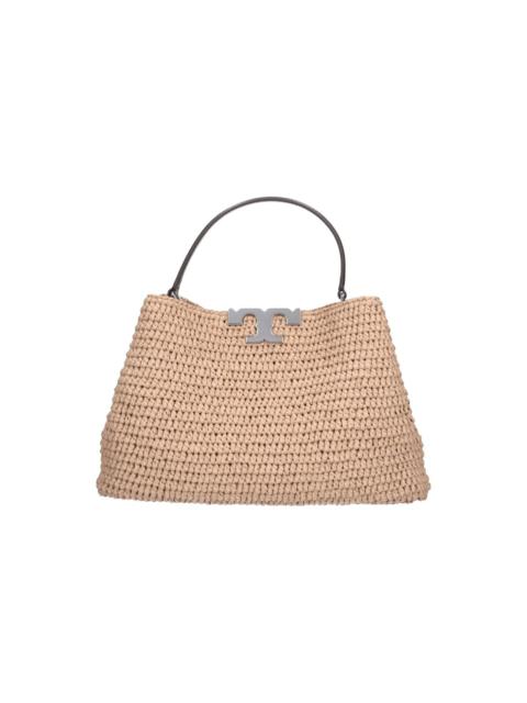 TORY BURCH HANDBAG IN RAFFIA "ELEANOR"