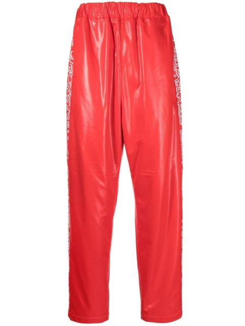 Junya Watanabe MAN graphic-print track pants