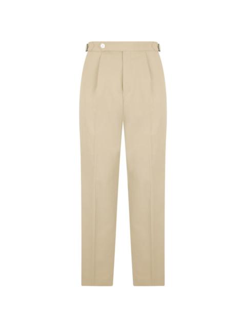 BOSS pleated straight-leg trousers