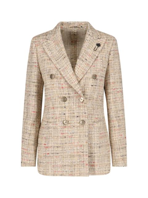 LARDINI DOUBLE-BREASTED BLAZER