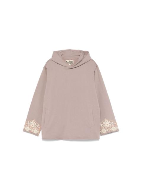 KARTIK RESEARCH embroidered hoodie