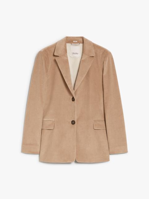 'S Max Mara VANIA Cotton velvet jacket