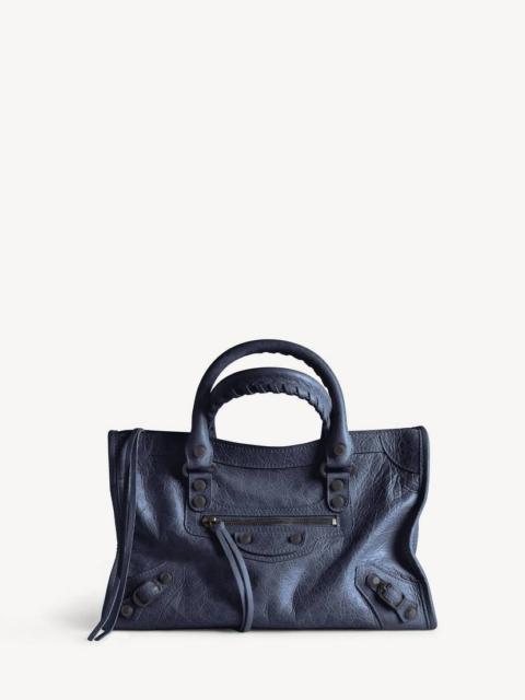 BALENCIAGA Women's Le City Bag Small in Dark Maree