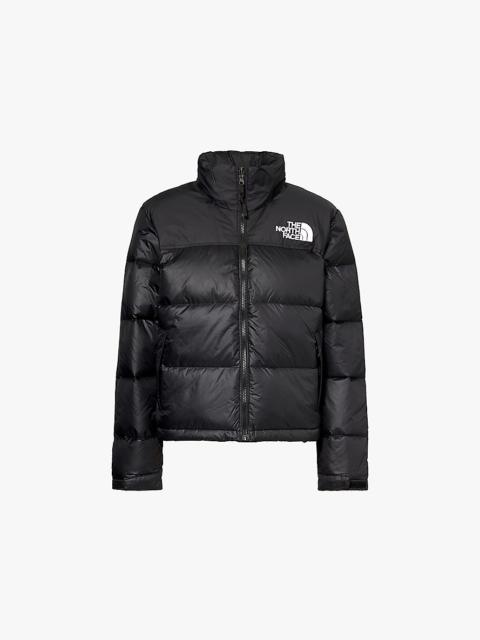 1996 Retro brand-embroidery regular-fit shell-down jacket