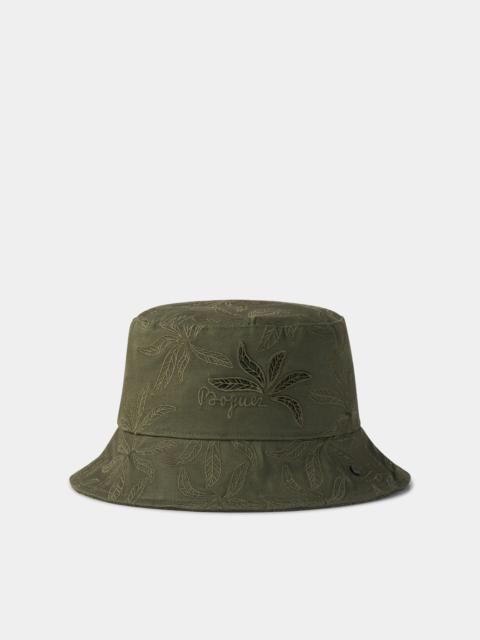 BOGNER Bucket Hat Parli in Olive green